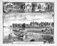 River Lawn, E.G. Spaulding, Grand Island, Niagara River, Erie County 1880